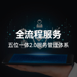全流程服务,五位一体2.0服务管理体系